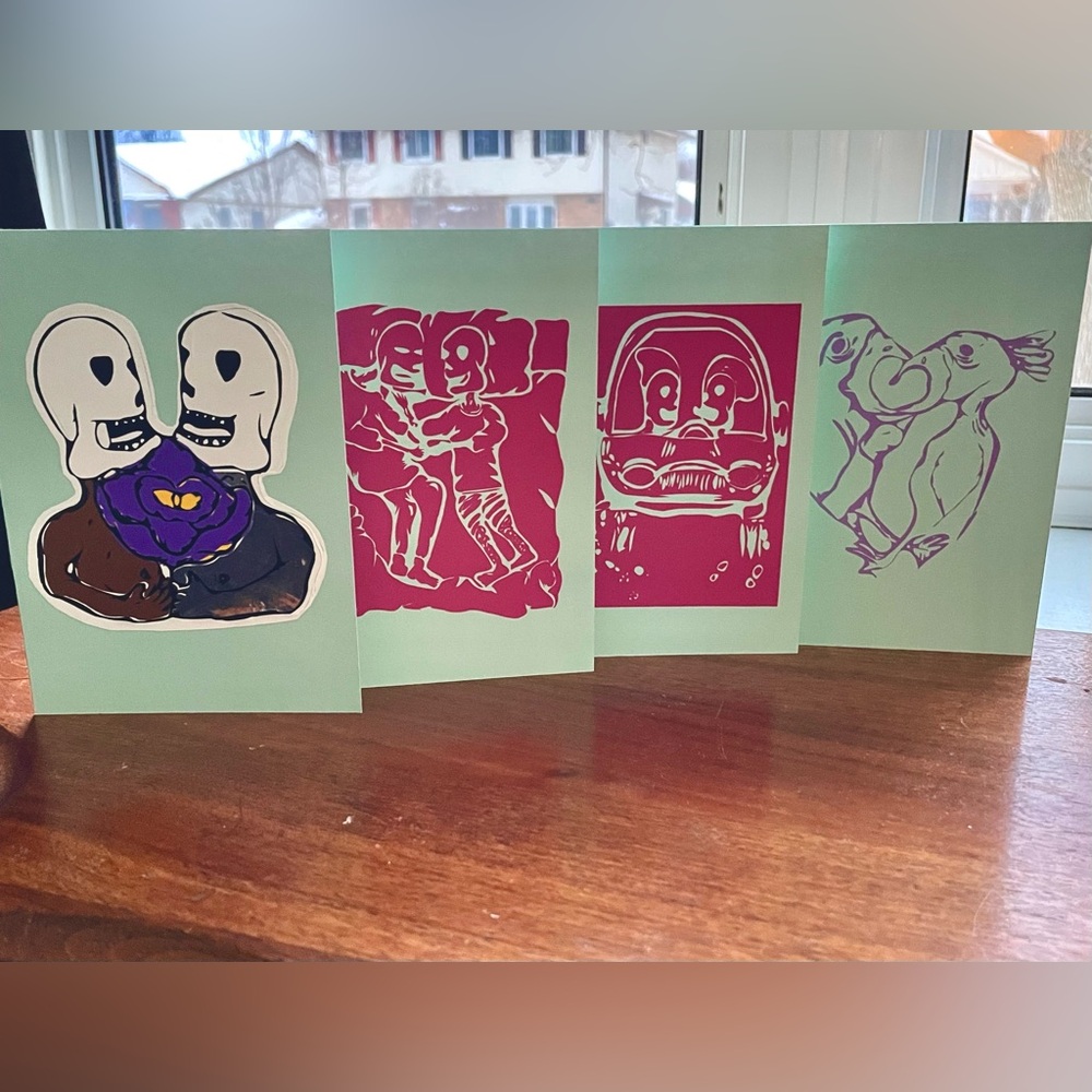 Handmade Valentine’s Day / Greeting Cards with matching Envelopes